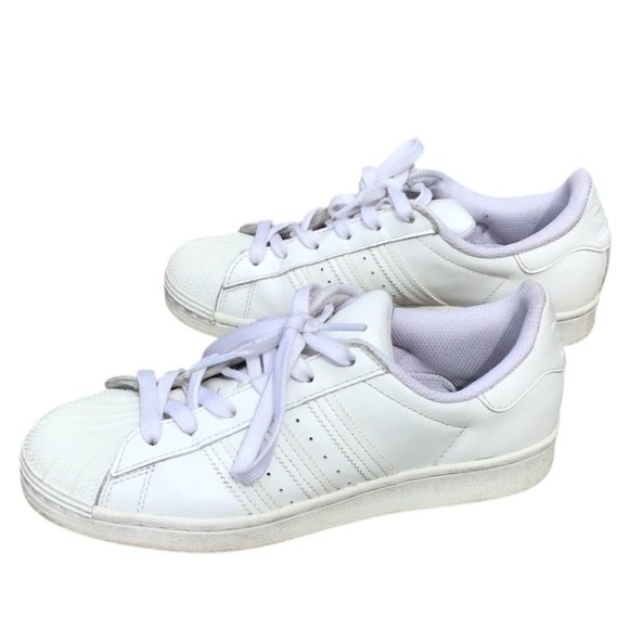 Adidas White Superstar Shoes - Picture 4 of 10